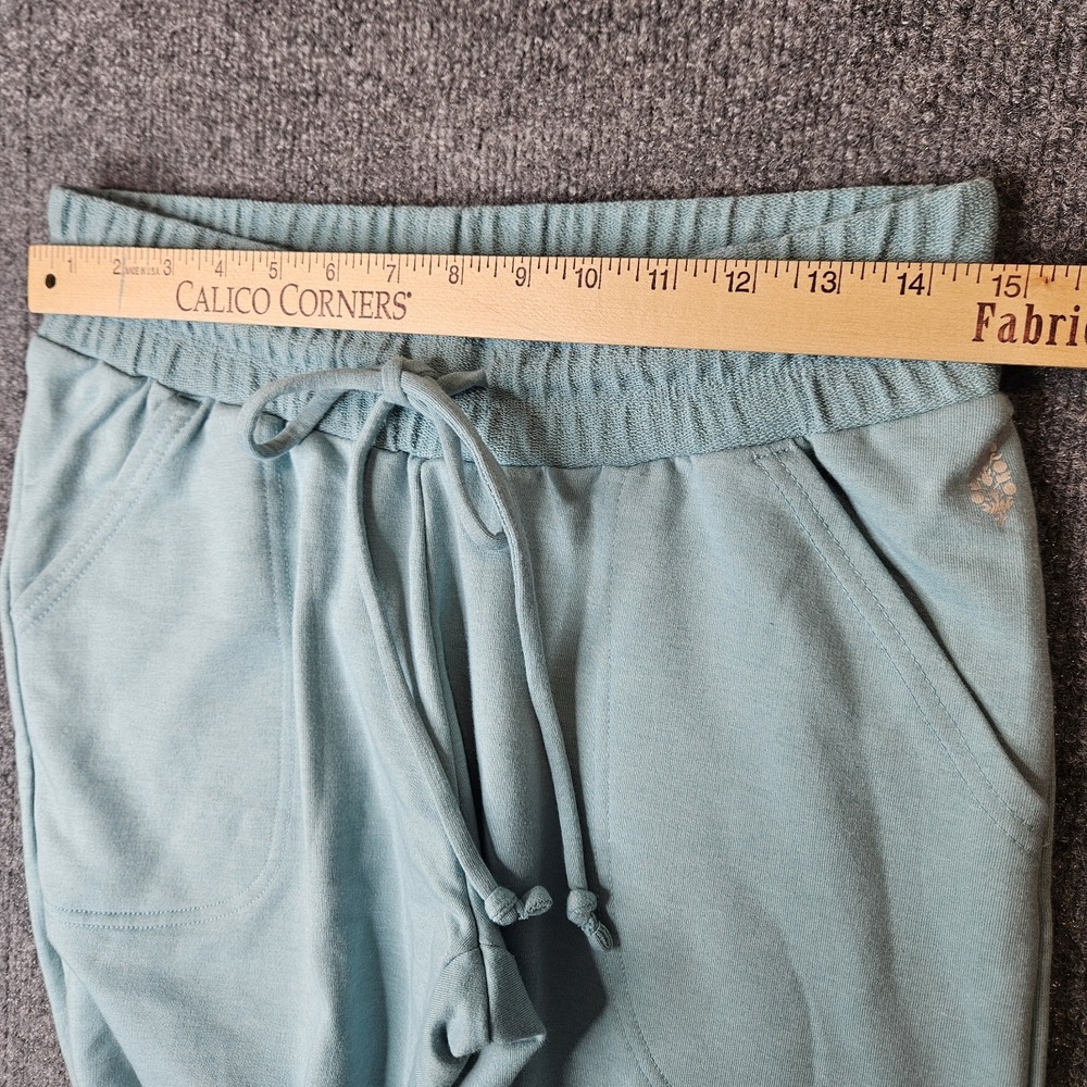 Free People FP Movement Joggers Bayside Blue‎ Terrycloth Trim Size Small - Picture 8 of 9